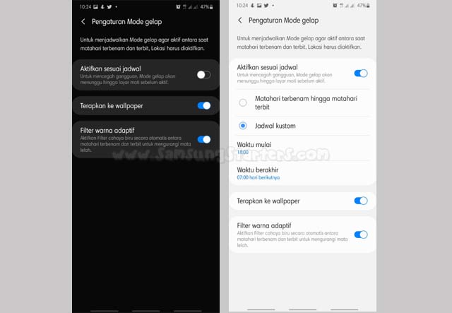 Cara Mengaktifkan Mode Gelap Samsung